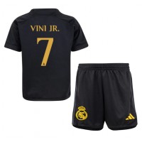 Koszulka piłkarska Real Madrid Vinicius Junior #7 Strój Trzeci dla dzieci 2023-24 tanio Krótki Rękaw (+ Krótkie spodenki)